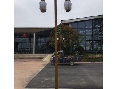 中國結景觀燈的戶外接線