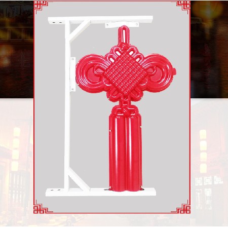 LED小中國結亞克力發光中國結燈喜慶裝飾亮化工程防水景觀路燈